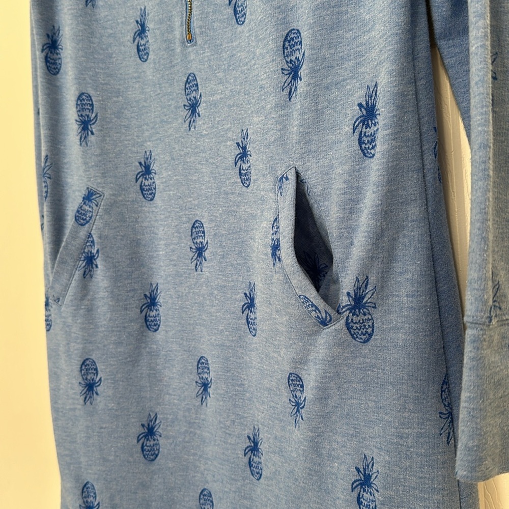 Lilly Pulitzer- Size Small- Popover Dress- Bennet
Blue Pineapple Burnout - Picture 11 of 14